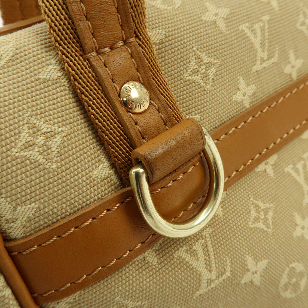 Louis Vuitton Monogram Mini Josephine PM Hand Bag Beige M92416