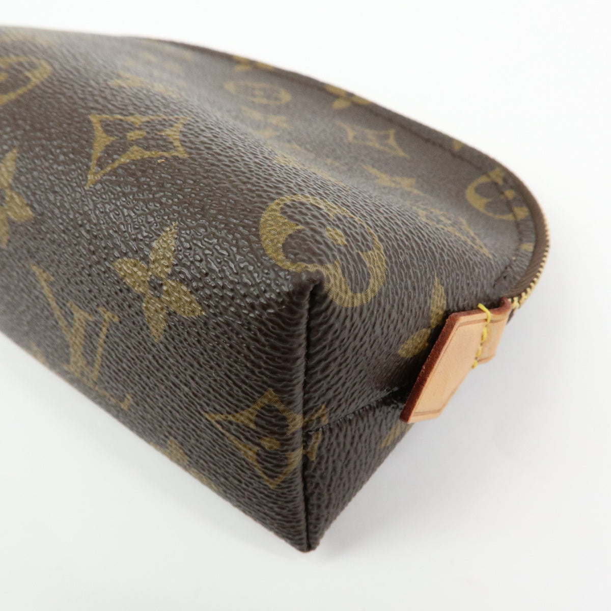 Louis Vuitton Monogram Pochette Cosmetic PM Pouch Brown M47515