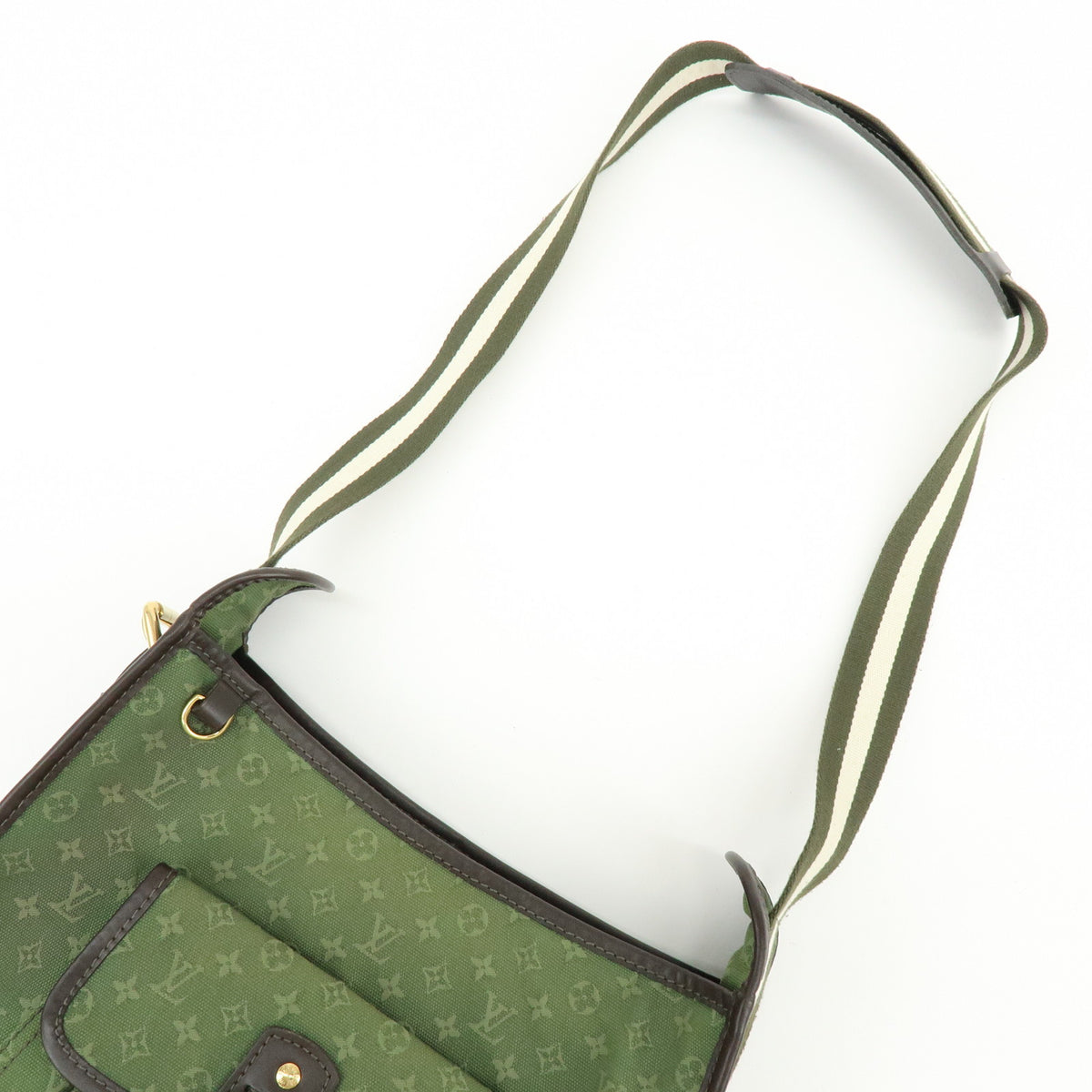 Louis Vuitton Monogram Mini Buzzas Marie Kate Shoulder Bag Khaki M92322