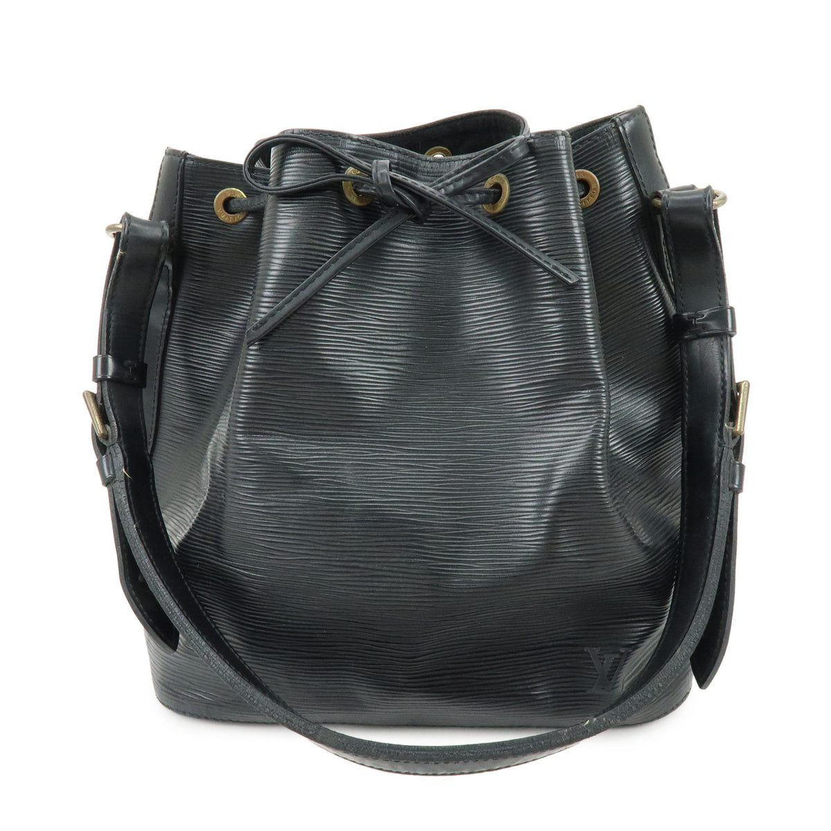 Louis Vuitton Epi Leather Petit Noe Shoulder Bag Noir Black M59012