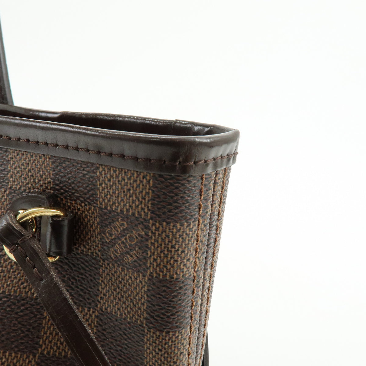 Louis Vuitton Damier Neverfull PM Tote Bag Shoulder Bag Ebene N51109