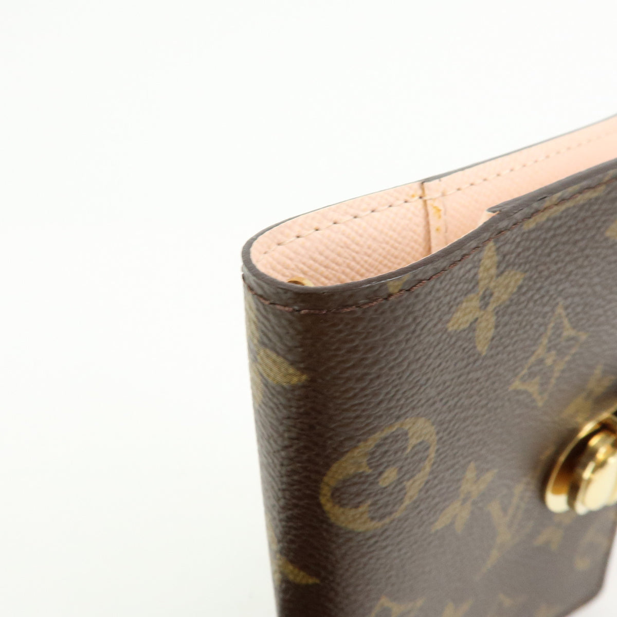 Louis Vuitton Monogram Agenda Koala PM Planner Cover Brown Pink R21013