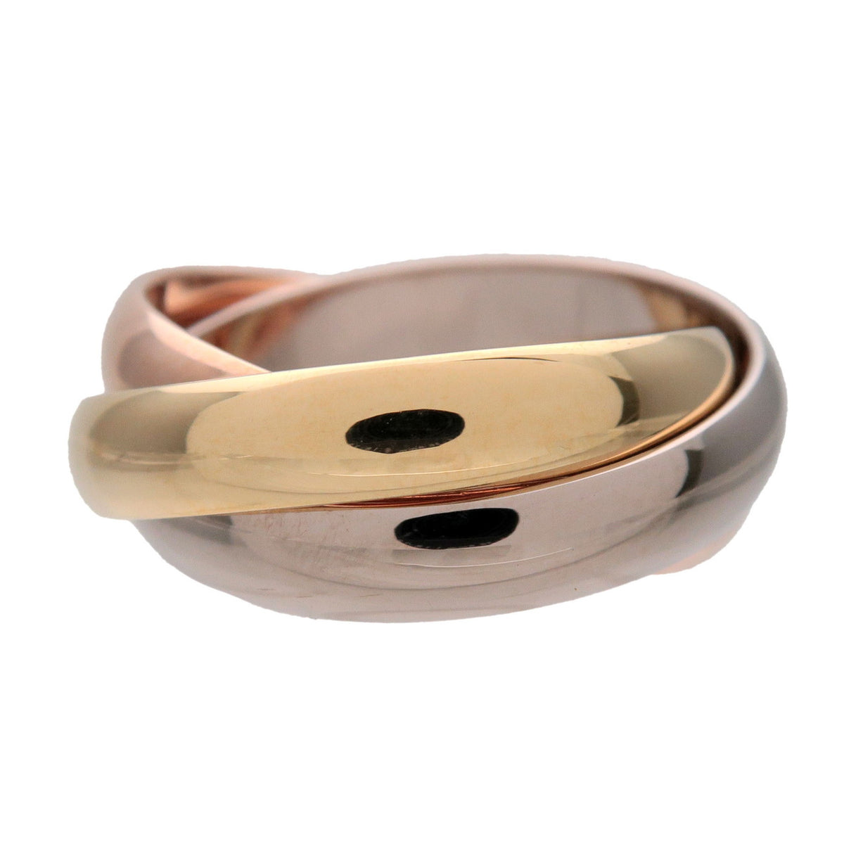 Cartier Trinity Ring MM K18 750YG/WG/PG #47 US4 EU47 HK8.5