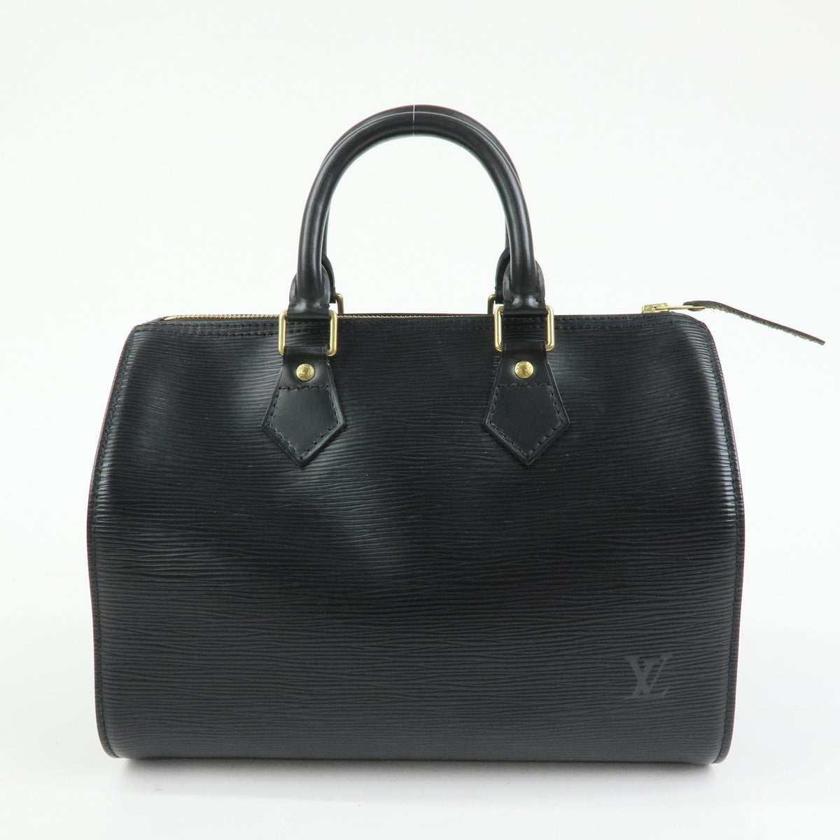 Louis Vuitton Epi Speedy 25 Leather Hand Bag Boston Bag Noir M59032