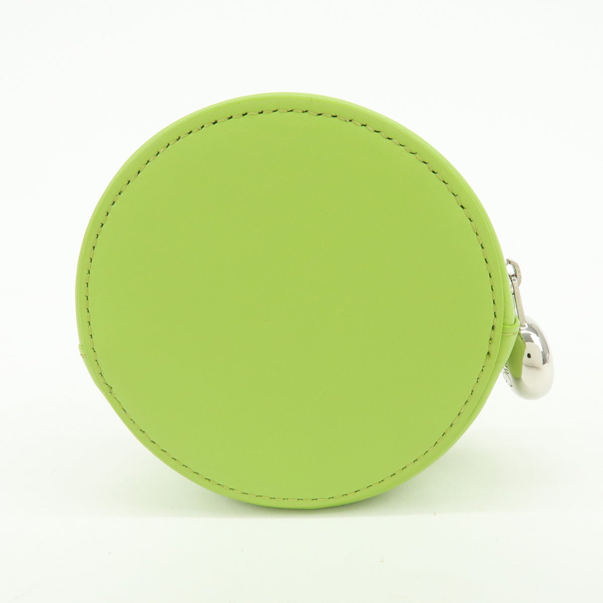 LOEWE Calf Leather Pebble Cookie Key Holder Pouch Coin Case Green