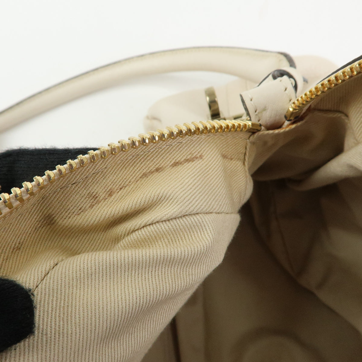 Chloe Paraty Leather 2Way Bag Shoulder Bag Hand Bag Ivory