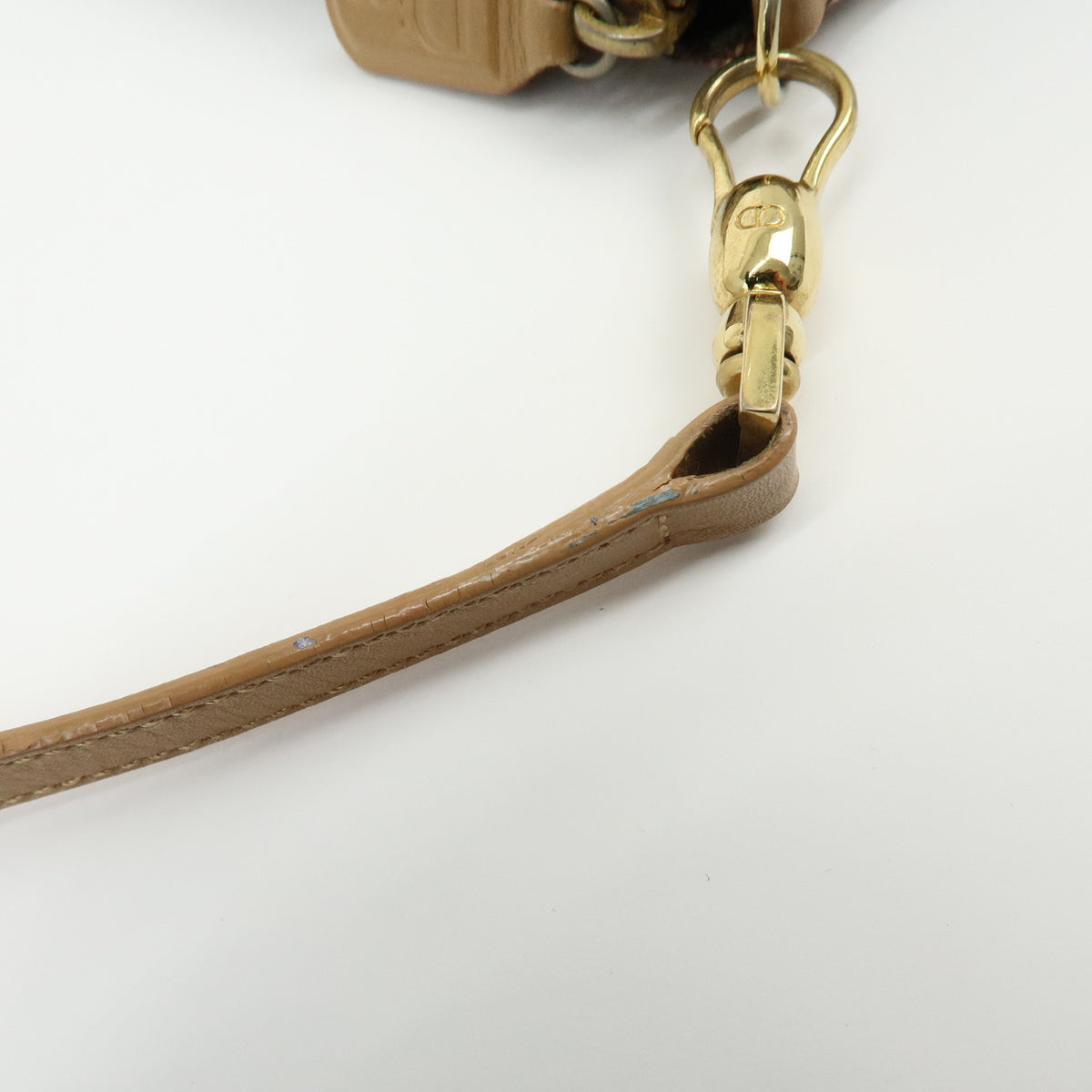 Christian Dior Saddle Pouch Trotter Jacquard Canvas Shoulder Bag