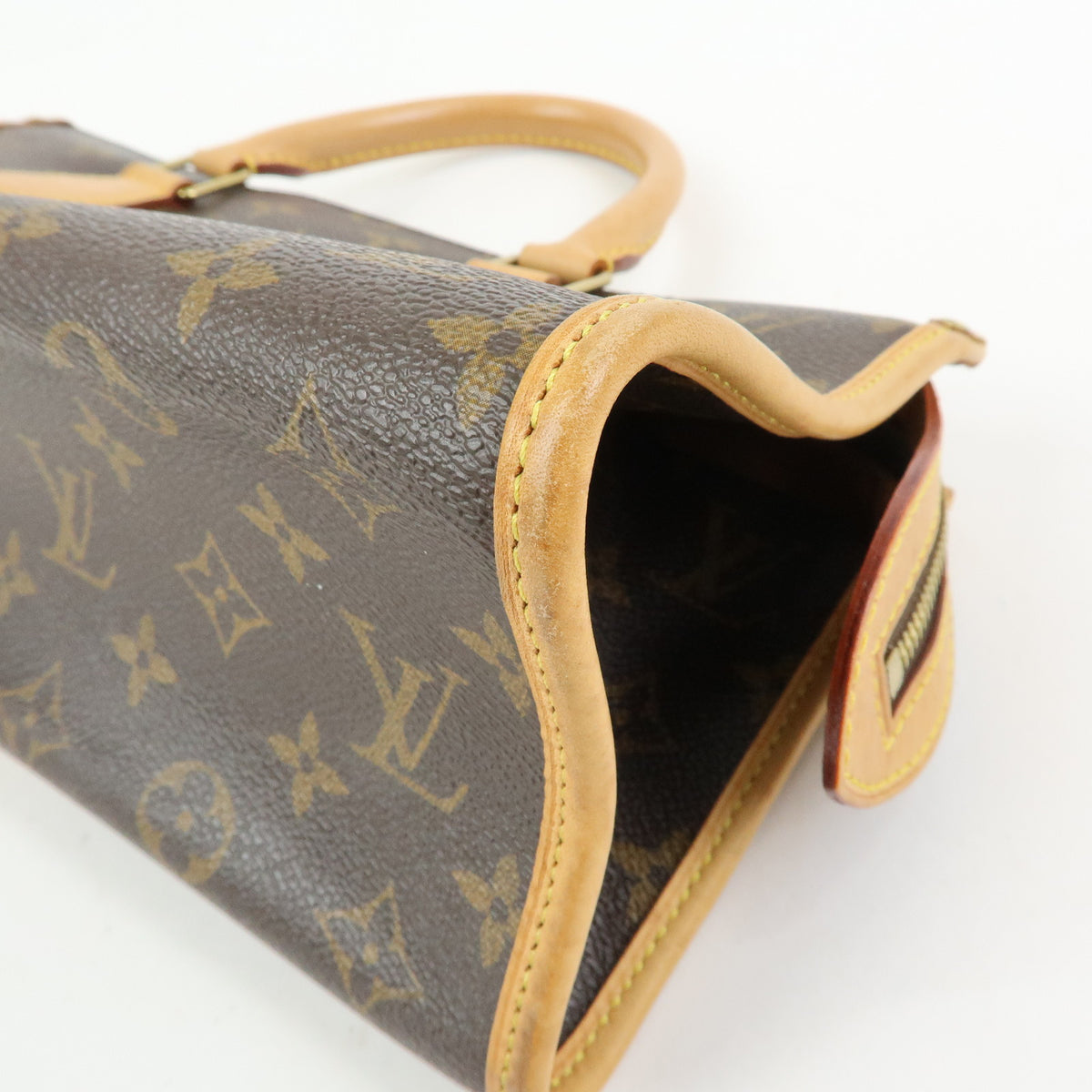 Louis Vuitton Monogram Popincourt Hand Bag Brown M40009