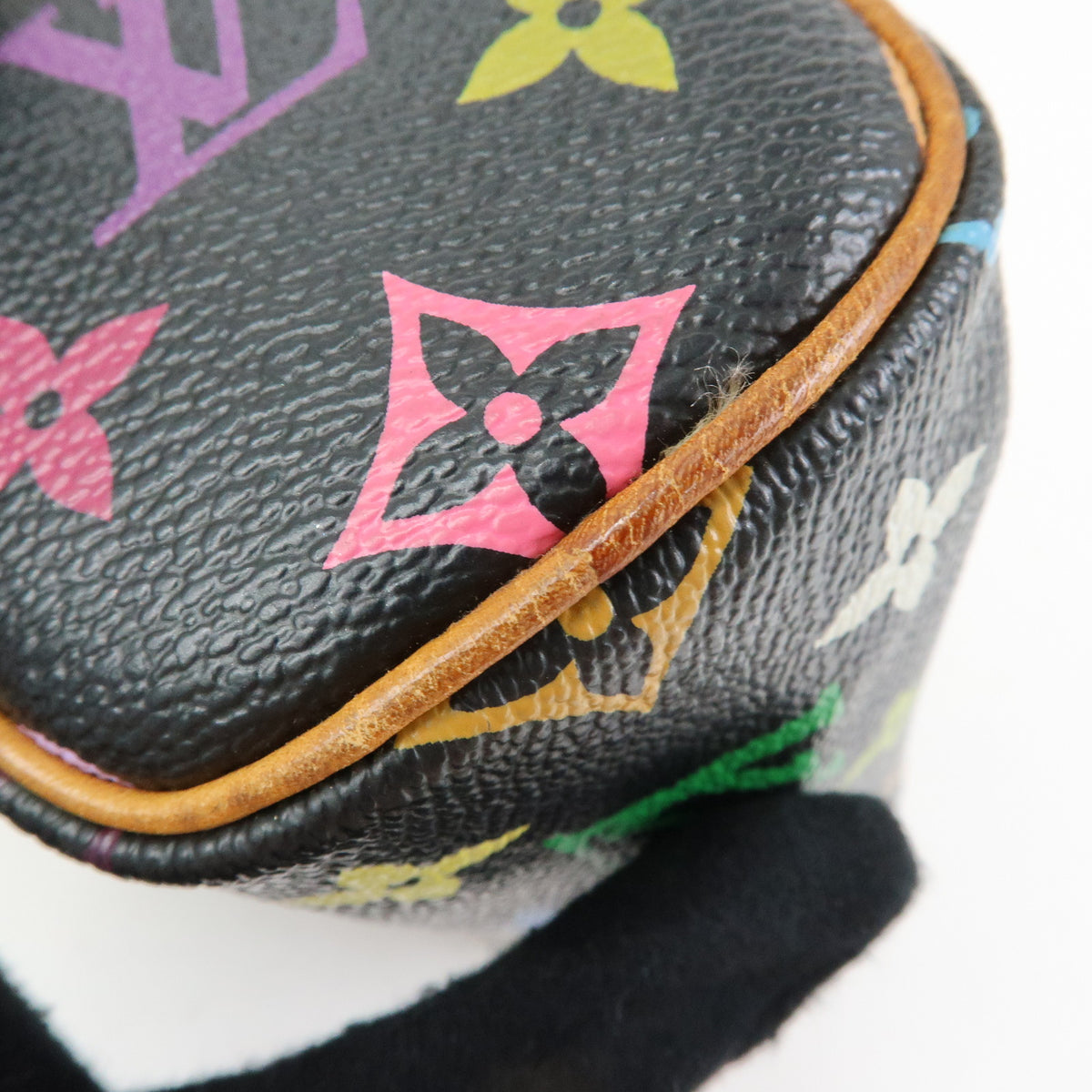 Louis Vuitton Monogram Multicolor Mini Speedy and Strap Noir Lot M92644