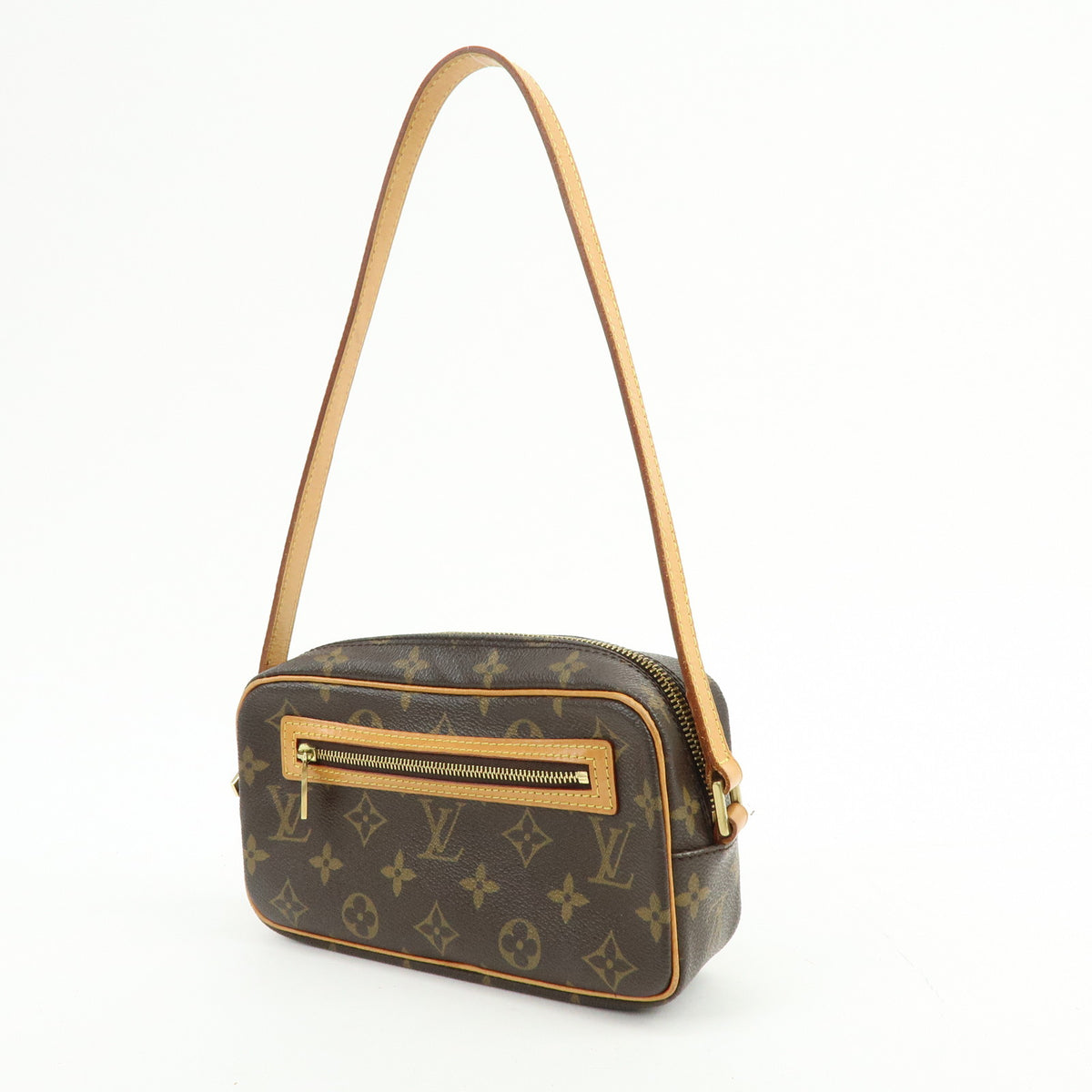 Louis Vuitton Monogram Pochette Cite Shoulder Bag Brown M51183
