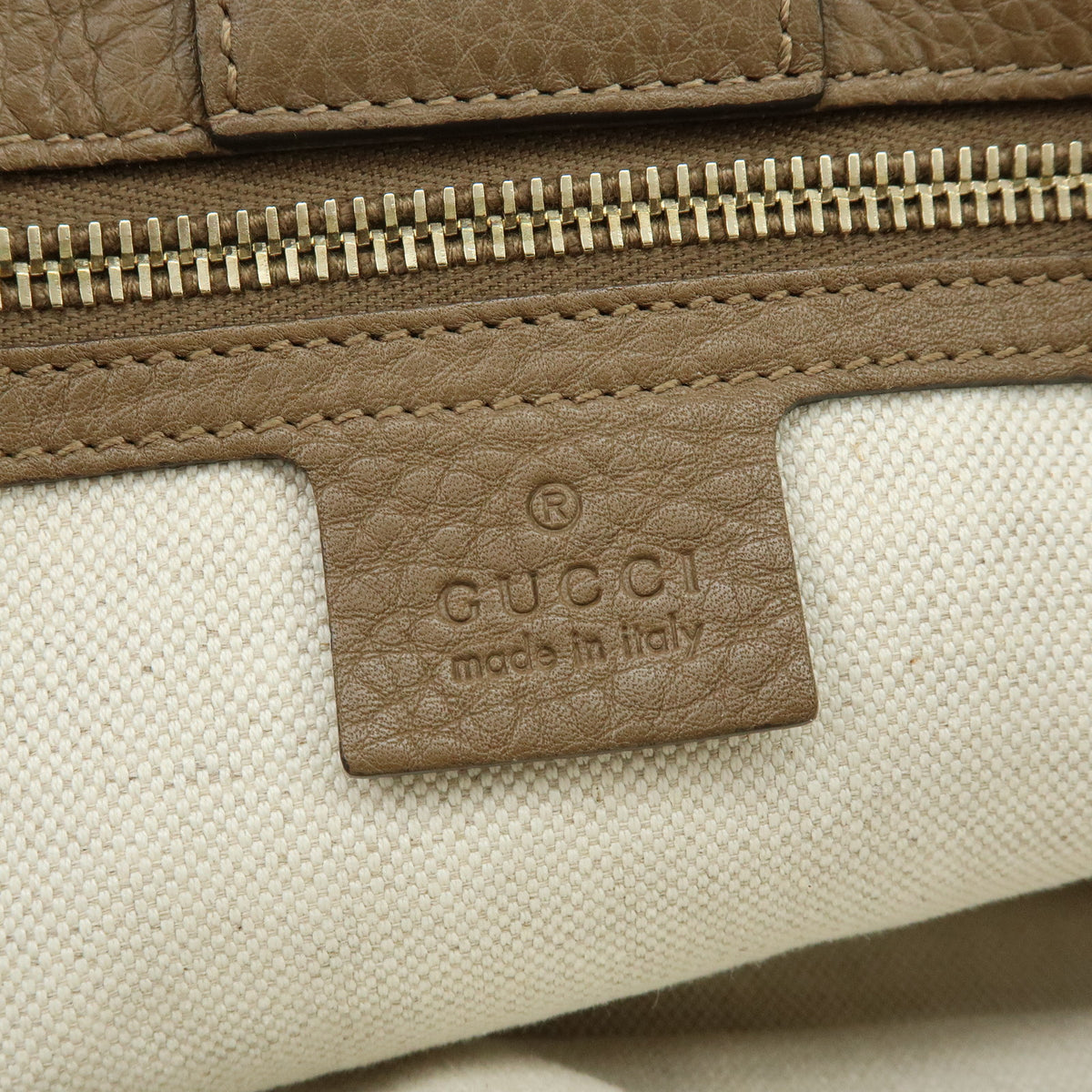 GUCCI Bamboo Shopper Medium Leather 2Way Bag Shoulder Bag 323660