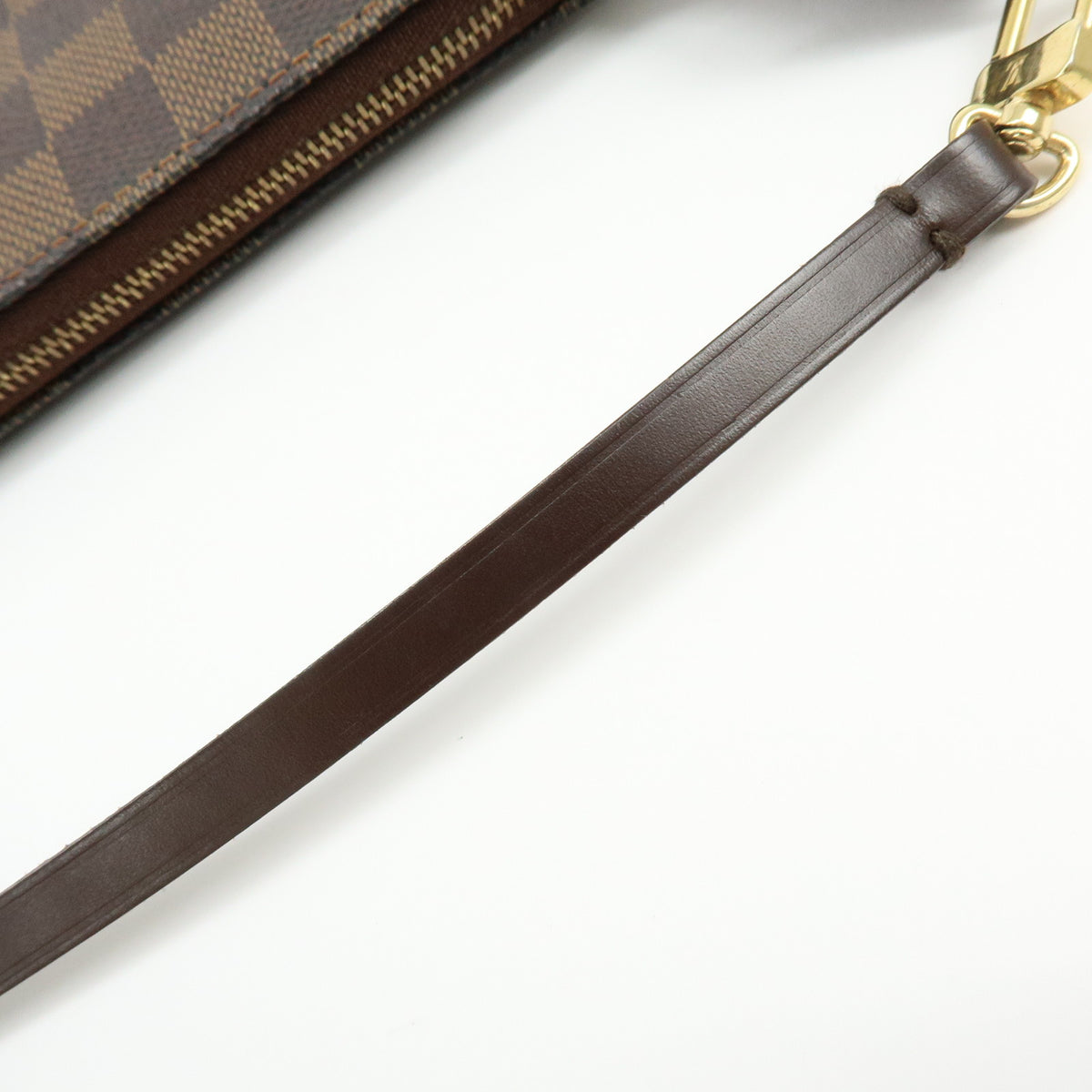 Louis Vuitton Damier Ebene Pochette Accessoires Hand Bag Brown N51985