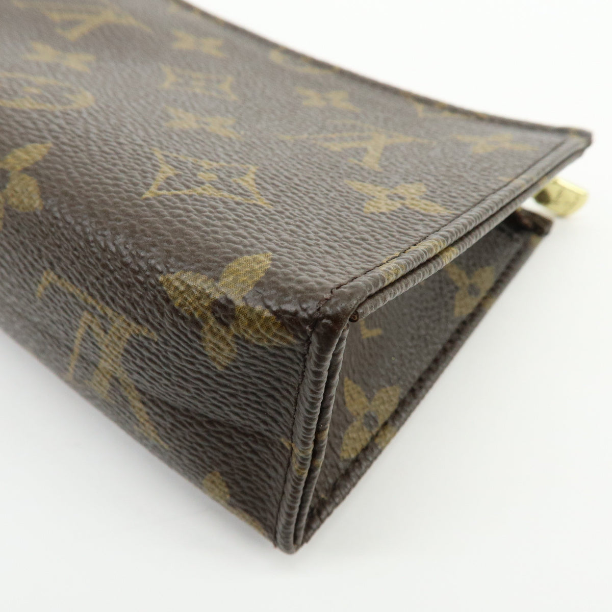 Louis Vuitton Monogram Poche Toilette 15 Cosmetic Pouch Brown M47546