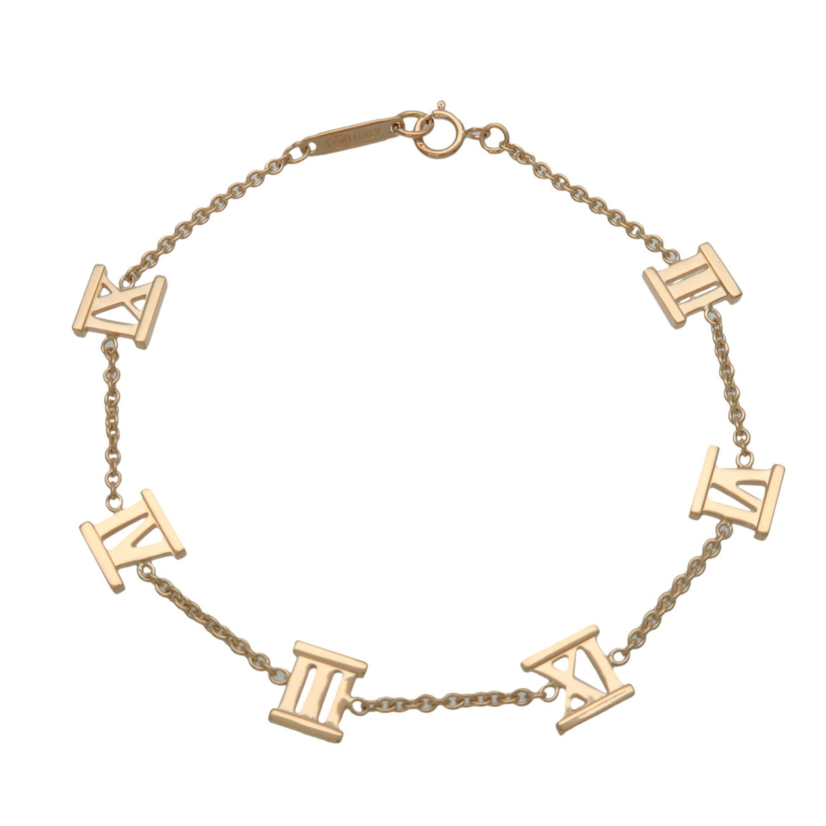 Tiffany & Co Atlas Bracelet K18 750YG Yellow Gold