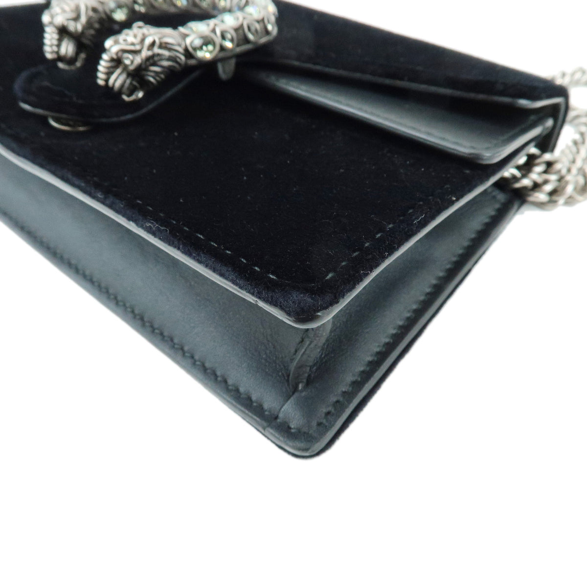 GUCCI Dionysus Velvet Super Mini Bag Leather Chain Shoulder Bag 476432