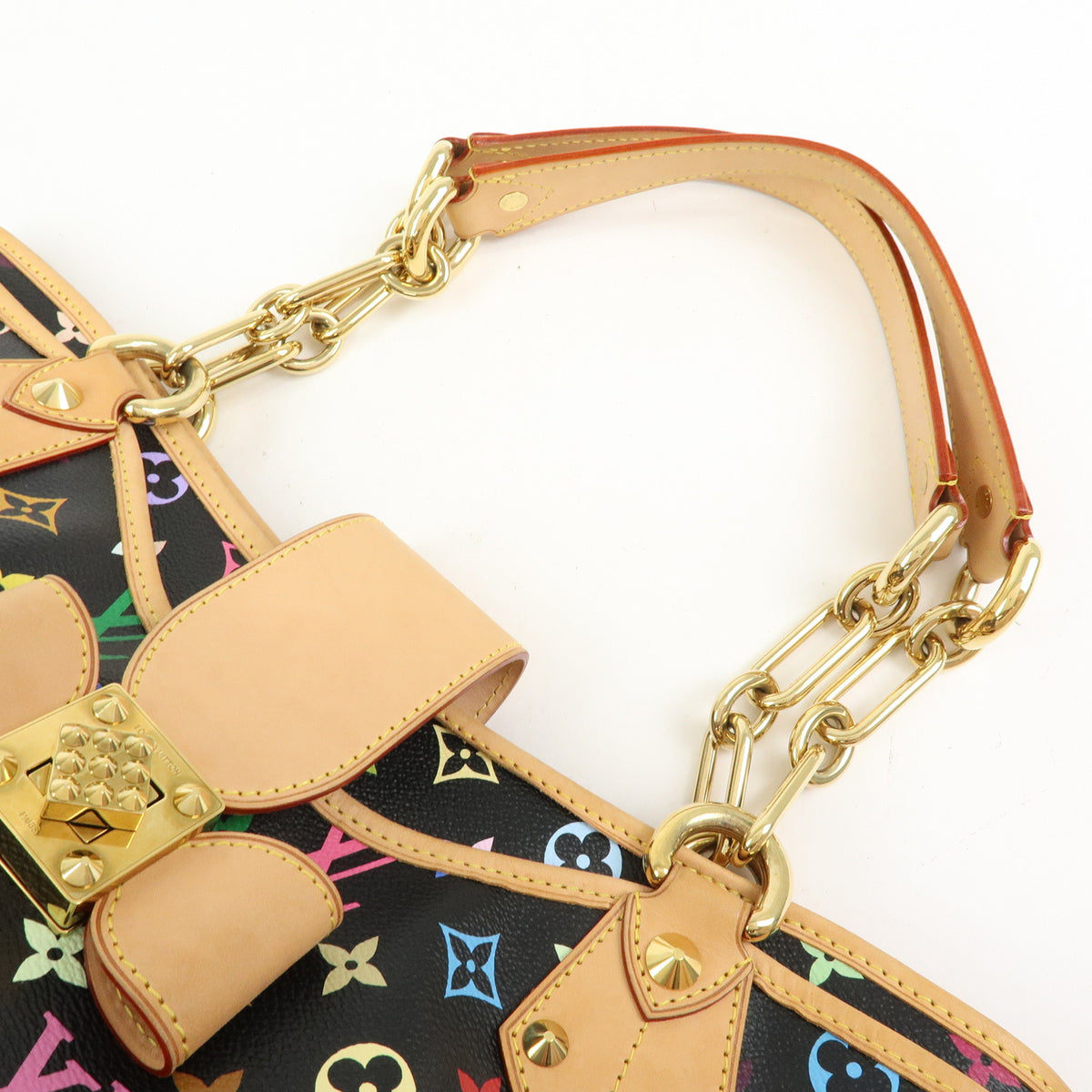 Louis Vuitton Monogram Multicolor Annie GM Canvas Tote Bag M40304