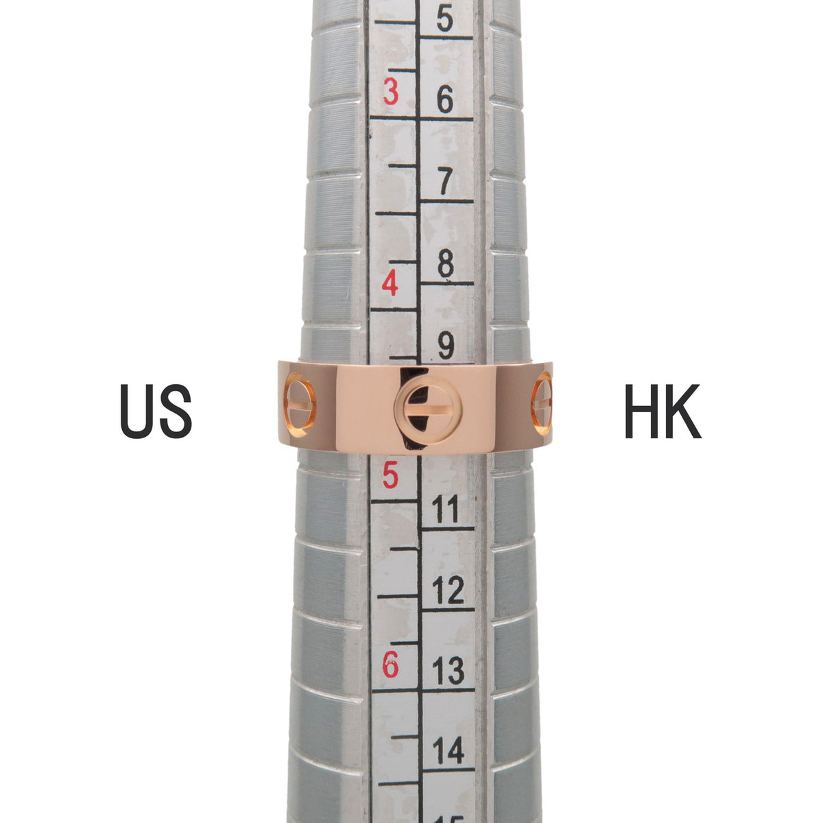 Cartier Love Ring K18 750PG Rose Gold #49 US4.75 EU48.5 HK10