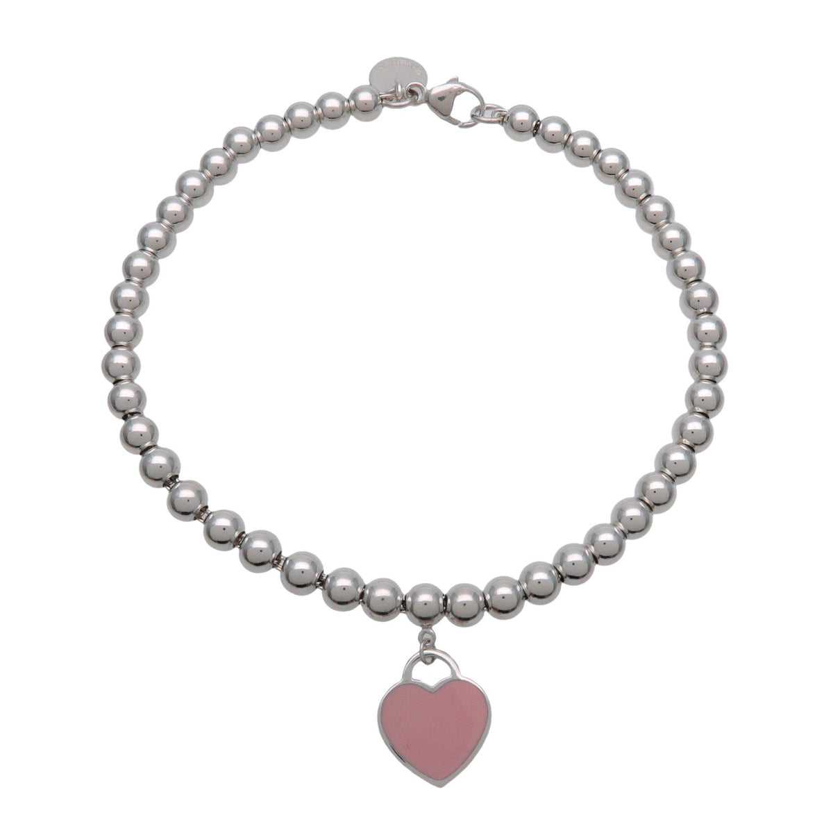 Tiffany & Co Return to Tiffany Mini Heart Tag Beads Bracelet SV925