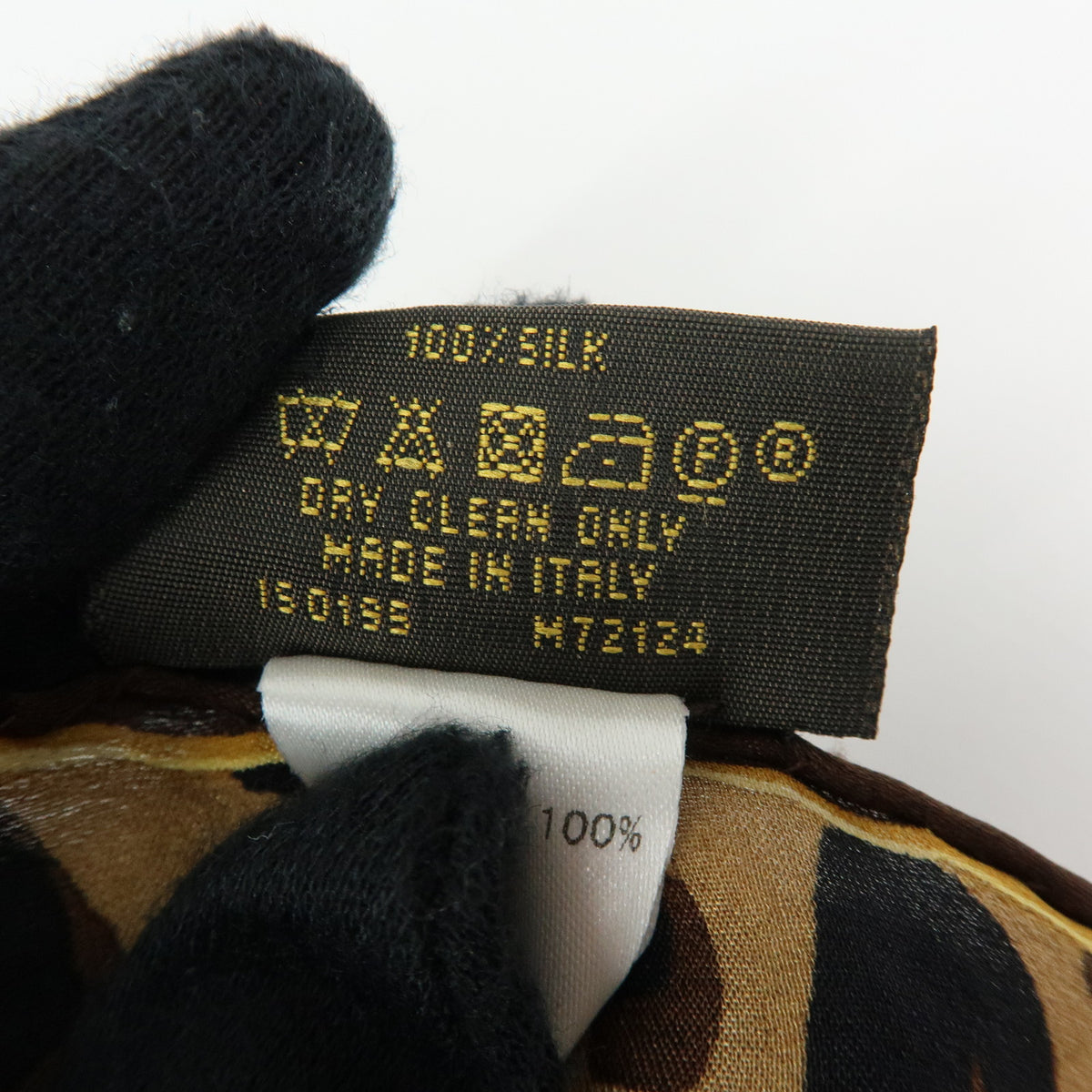 Louis Vuitton Carre Monogram Leopard Silk 100% Scarf Brown M72124