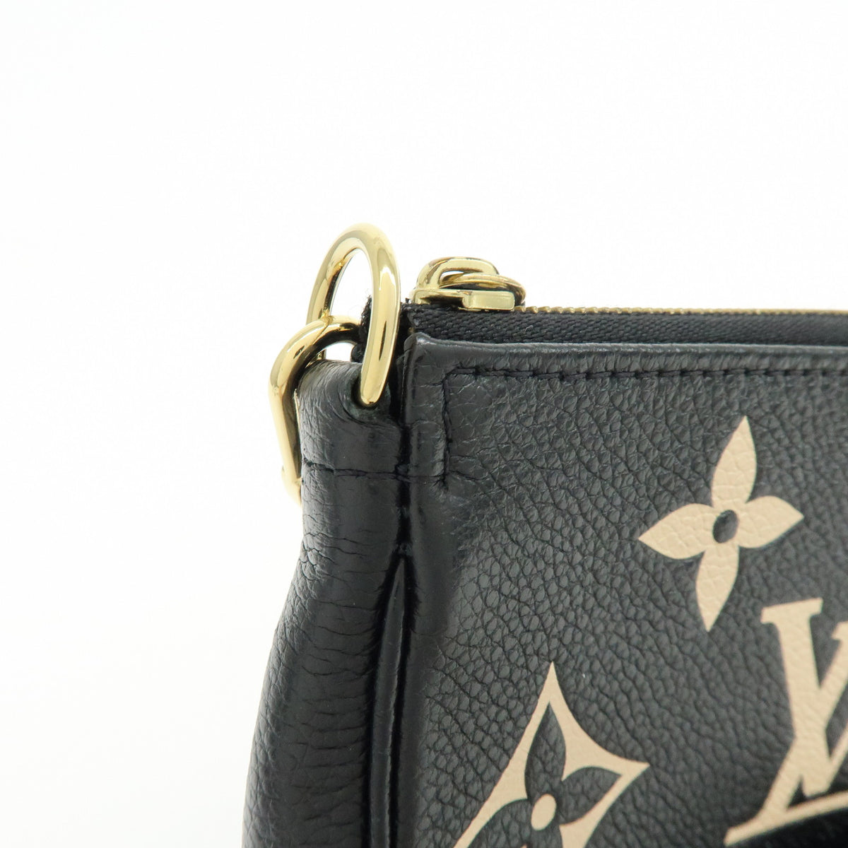 Louis Vuitton Monogram Bicolor Empreinte Mini Pochette Accessory M80732