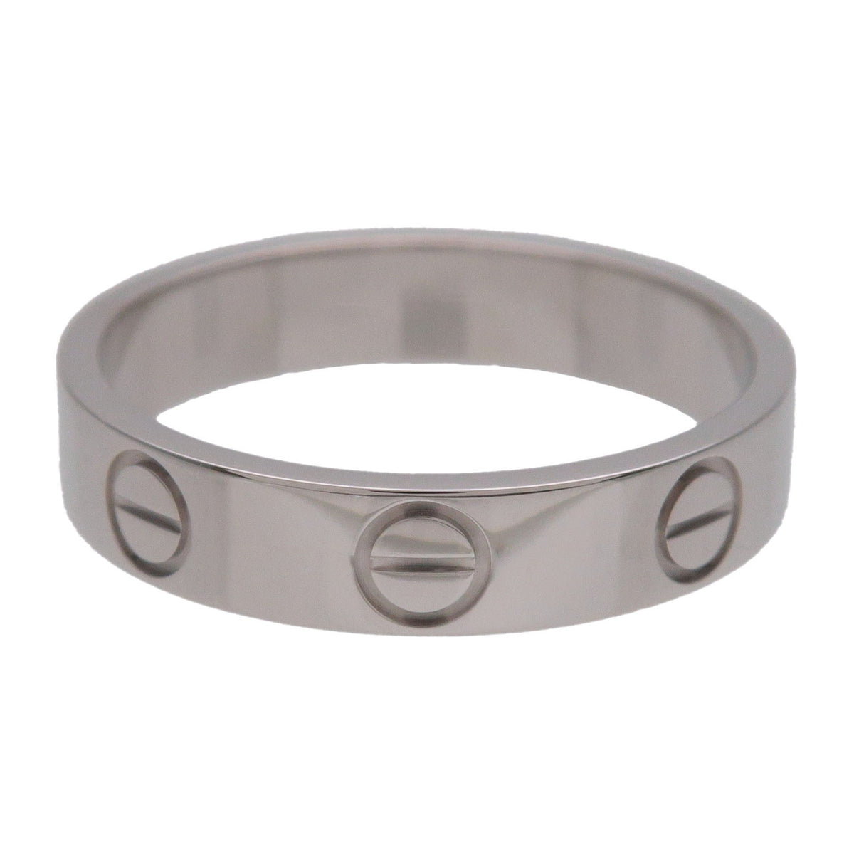 Cartier Mini Love Ring K18 750WG White Gold #48 US4.5 EU48 HK9.5