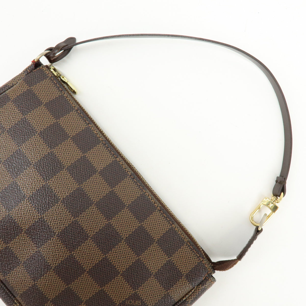 Louis Vuitton Damier Ebene Pochette Accessoires Hand Bag Brown N51985