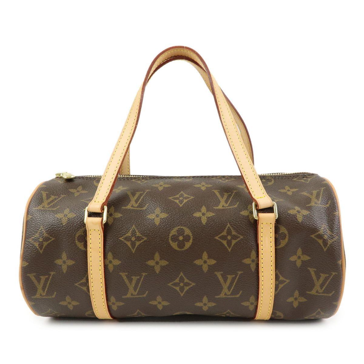 Louis Vuitton Monogram Papillon 26 Hand Bag Brown M51386