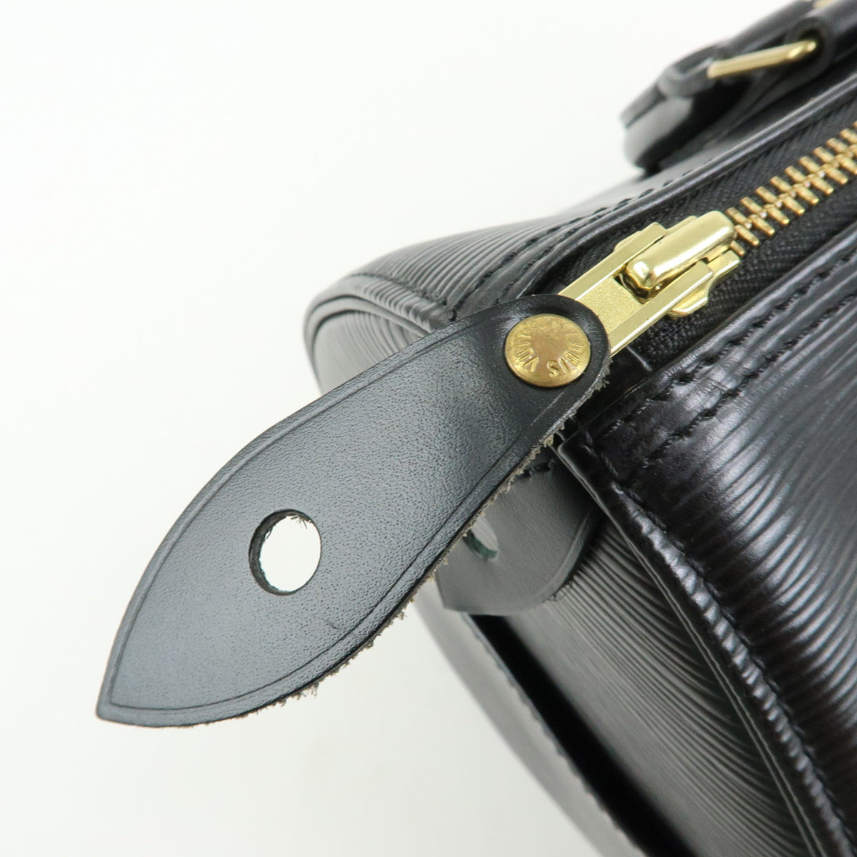Louis Vuitton Epi Speedy 25 Leather Hand Bag Boston Bag Noir M59032