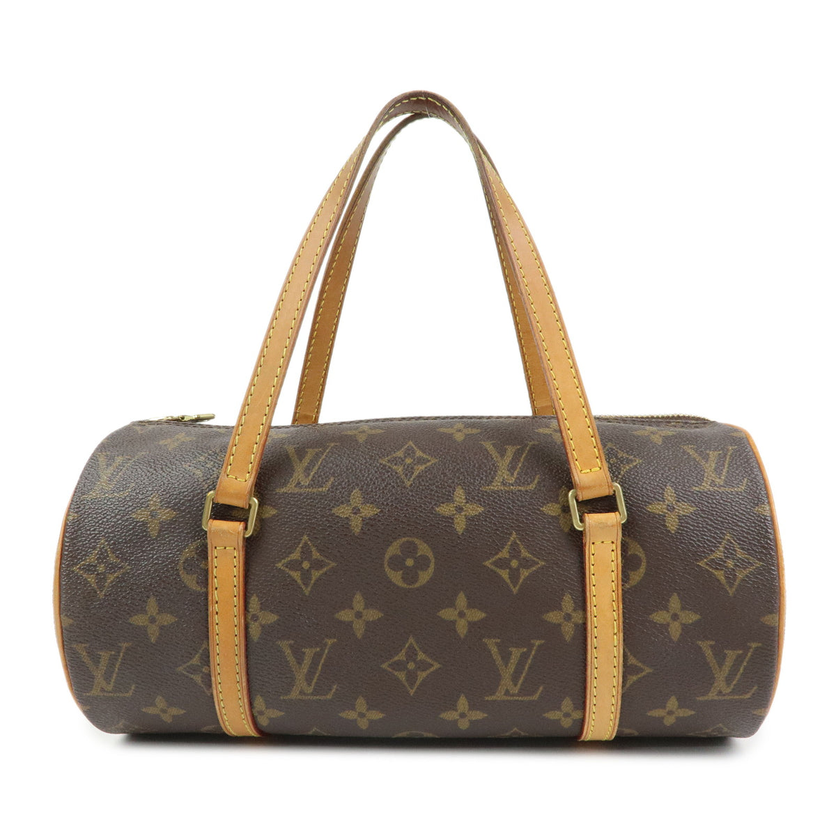 Louis Vuitton Monogram Papillon 26 Hand Bag Brown M51386