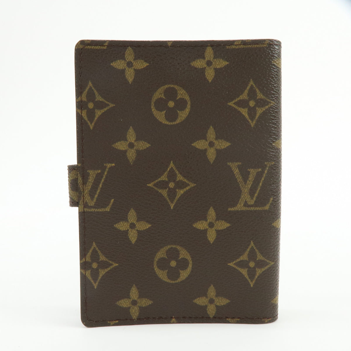 Louis Vuitton Monogram Agenda PM Planner Cover Brown R20005