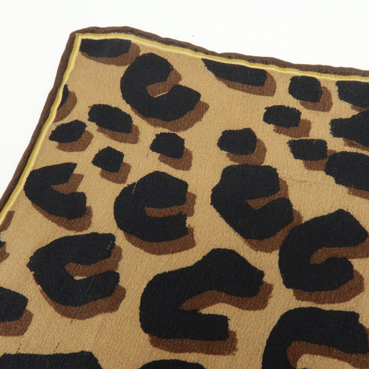 Louis Vuitton Monogram Lot of 2 Silk 100% Scarf Brown Navy
