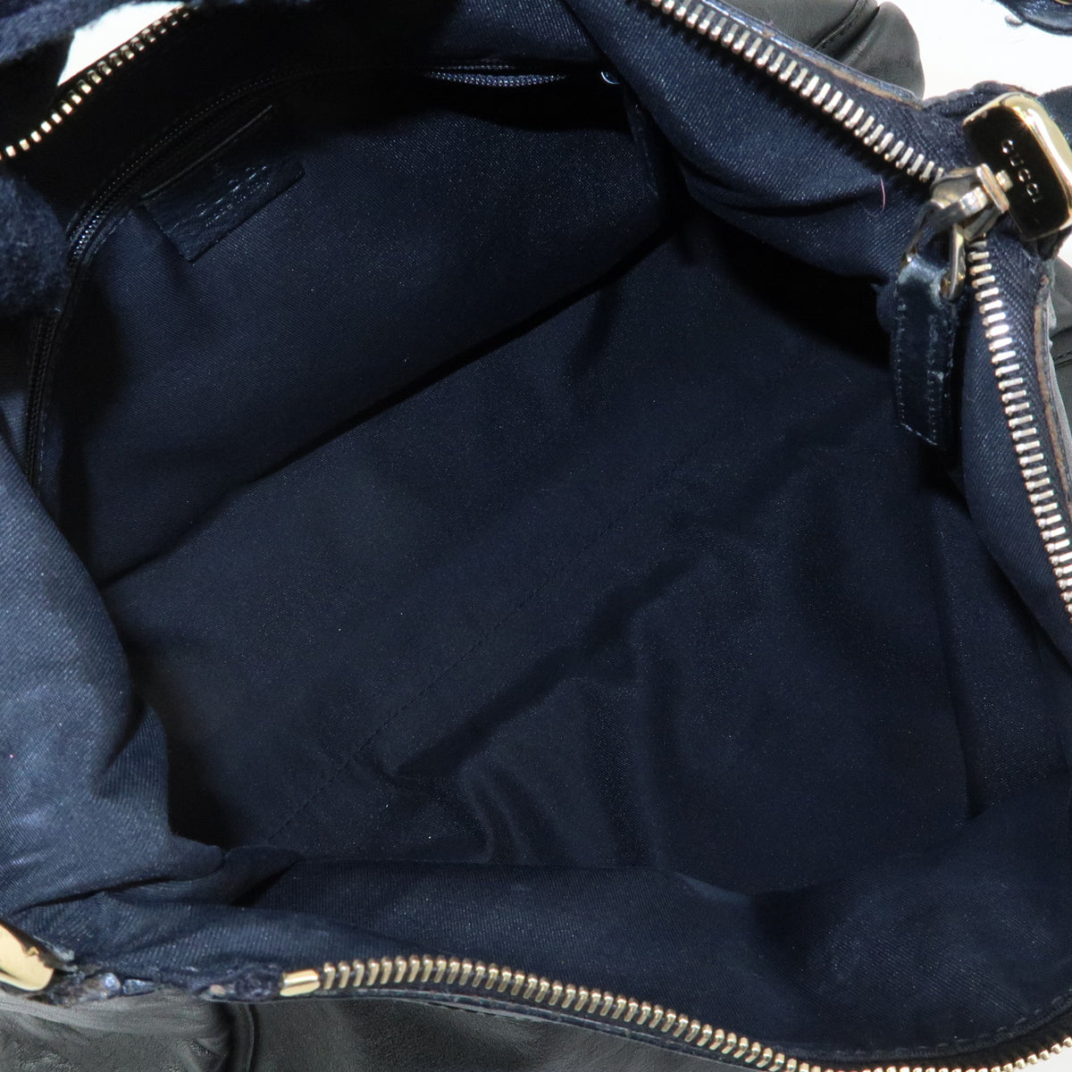 GUCCI Abbey Leather Shoulder Bag Hand Bag Black 189833