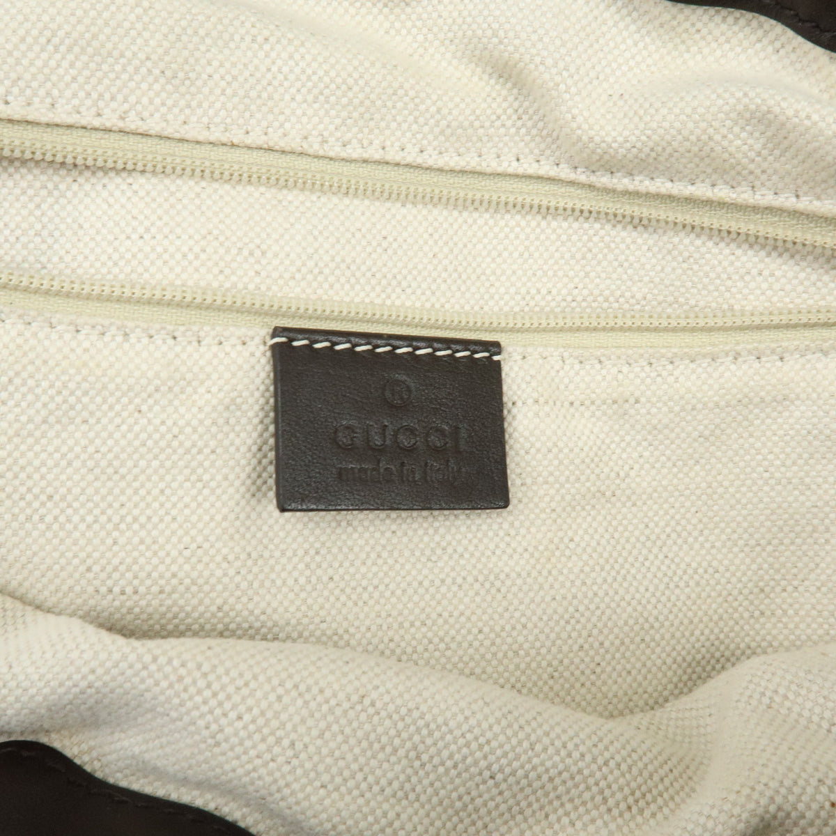 GUCCI Sukey Diamante GG Canvas Leather 2Way Bag Beige Brown 247902