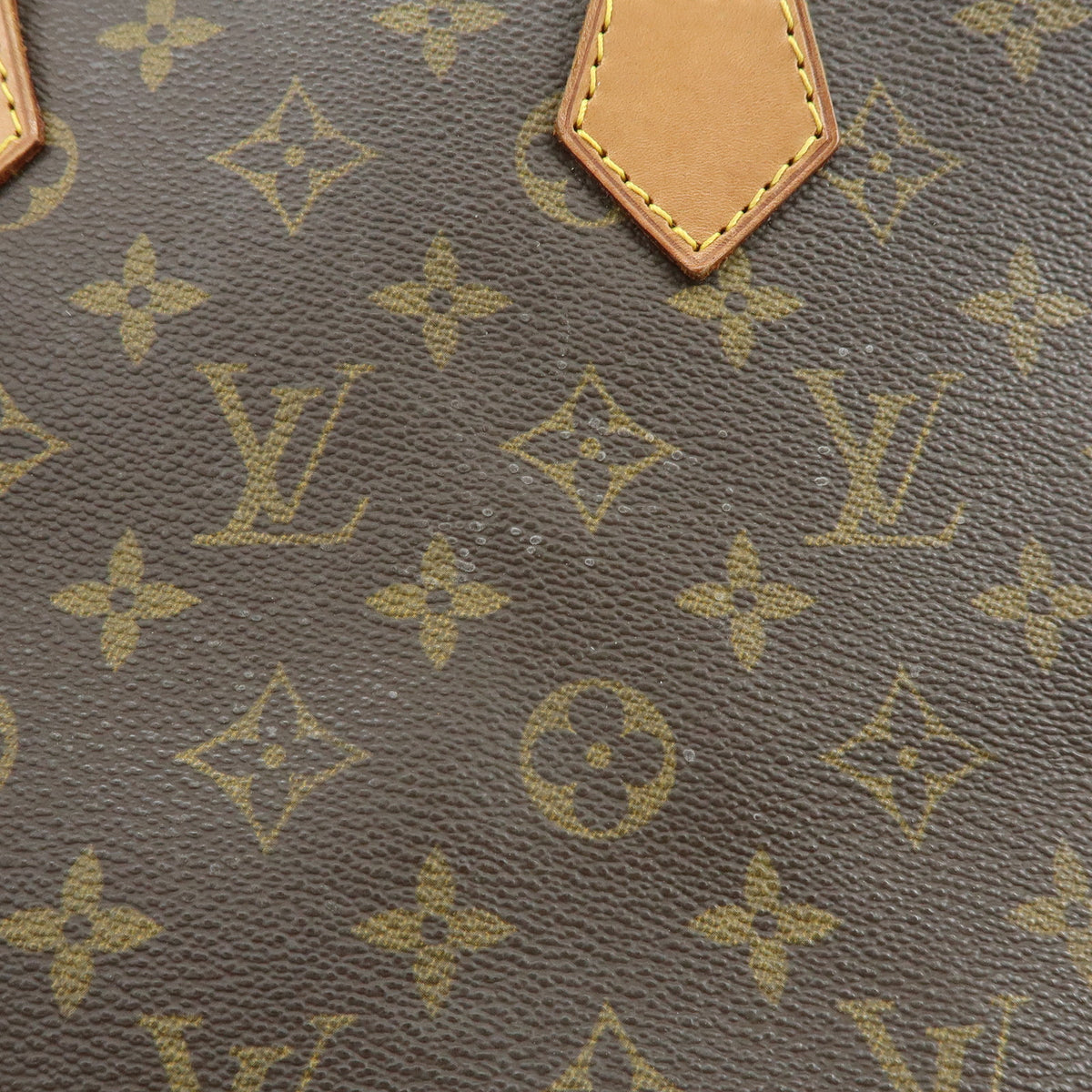 Louis Vuitton Monogram Alma Canvas Leather Hand Bag Brown M51130
