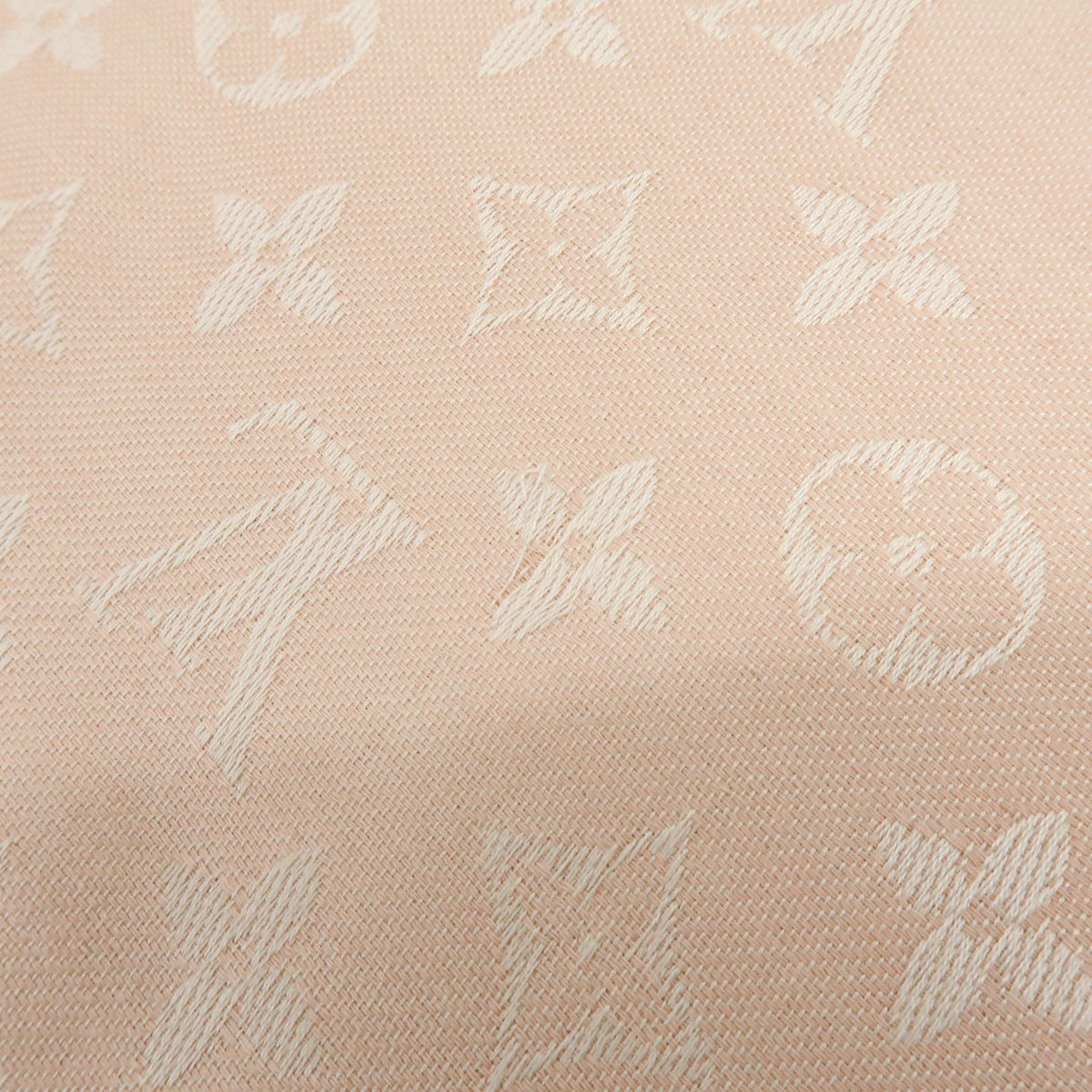 Louis Vuitton Monogram Silk Wool Scarf Rose Poudre 401910