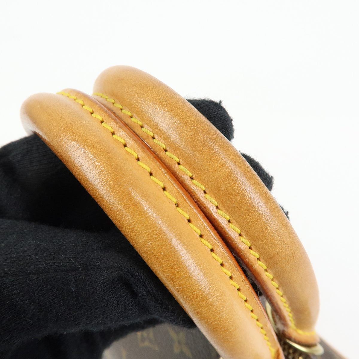 Louis Vuitton Monogram Alma PM Canvas Leather Hand Bag Brown M51130