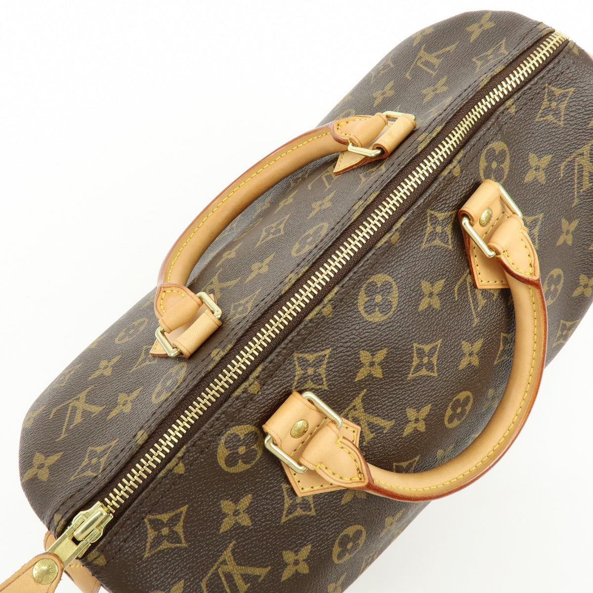 Louis Vuitton Monogram Speedy 30 Boston Bag Hand Bag Brown M41526