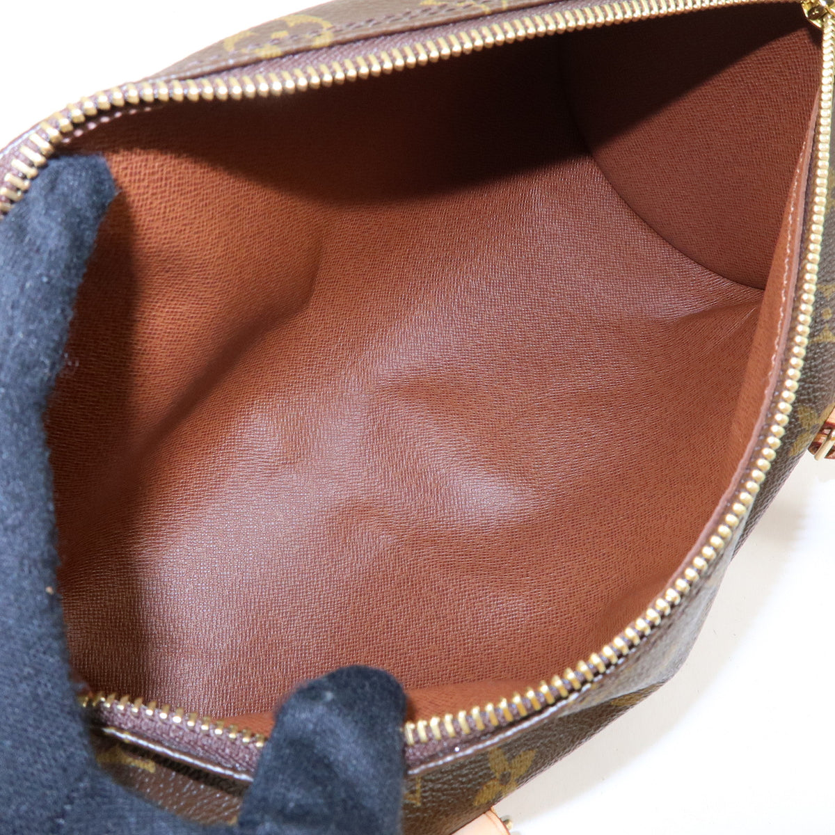 Louis Vuitton Monogram Papillon 26 Hand Bag Brown M51386