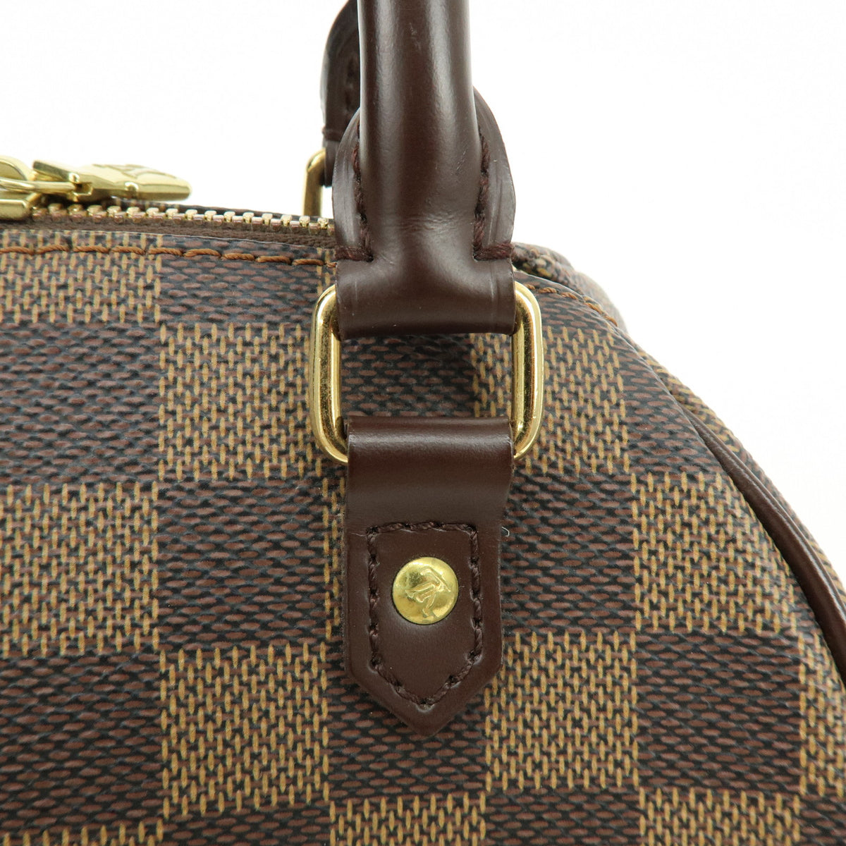 Louis Vuitton Damier Ebene Rivera Mini Hand Bag Brown N41436