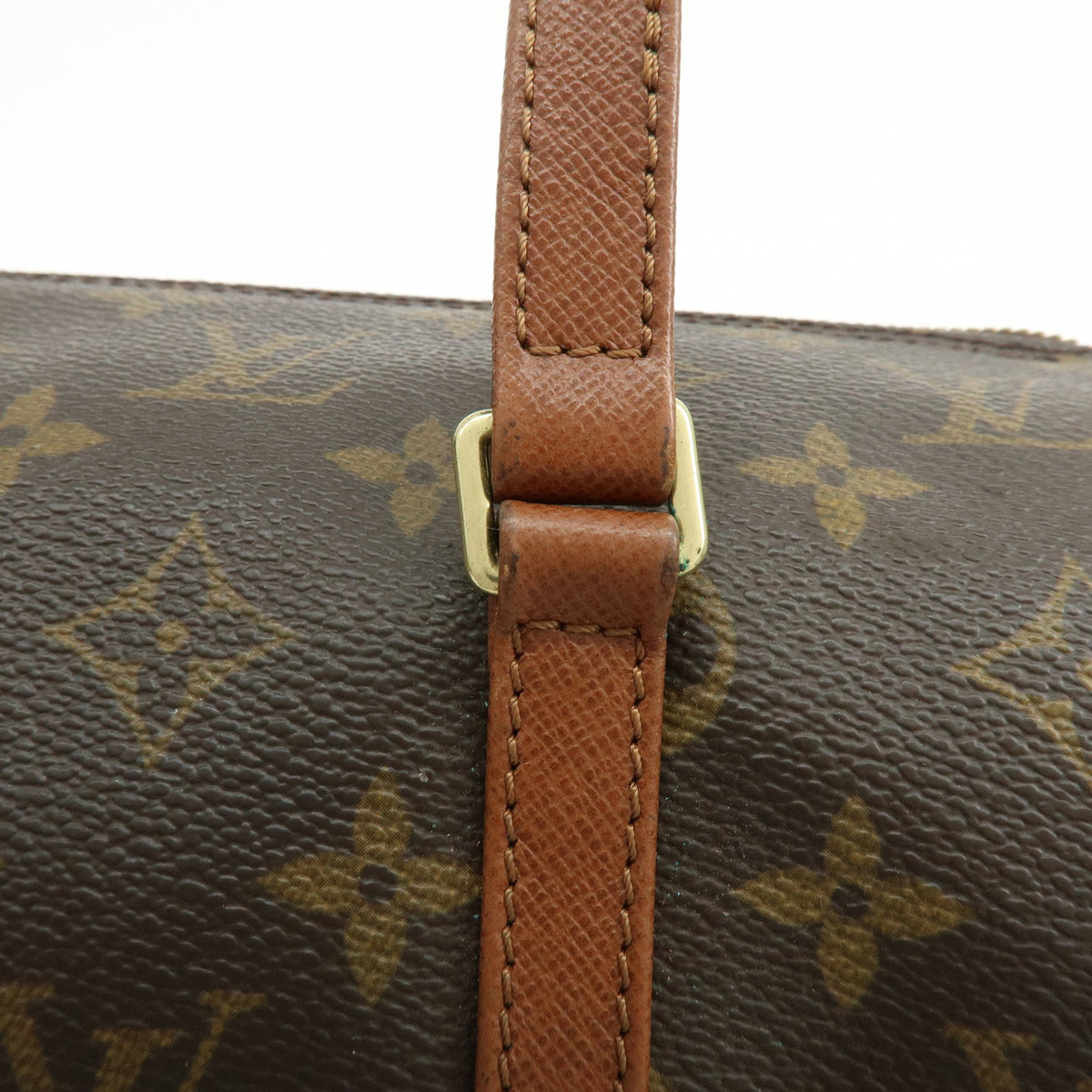 Louis Vuitton Monogram Papillon 30 Hand Bag Brown M51365