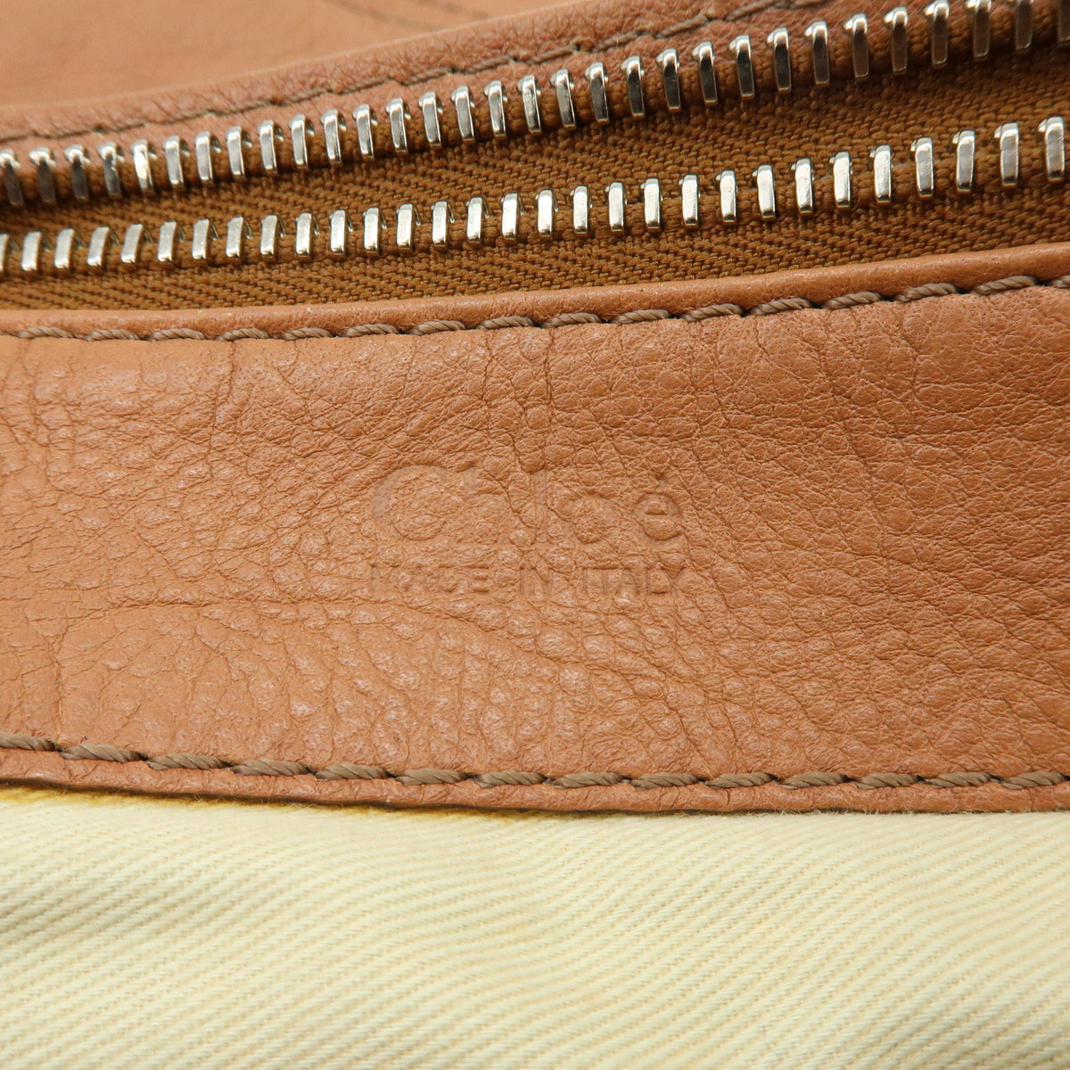 Chloe Paddington Hobo Leather Shoulder Bag Brown