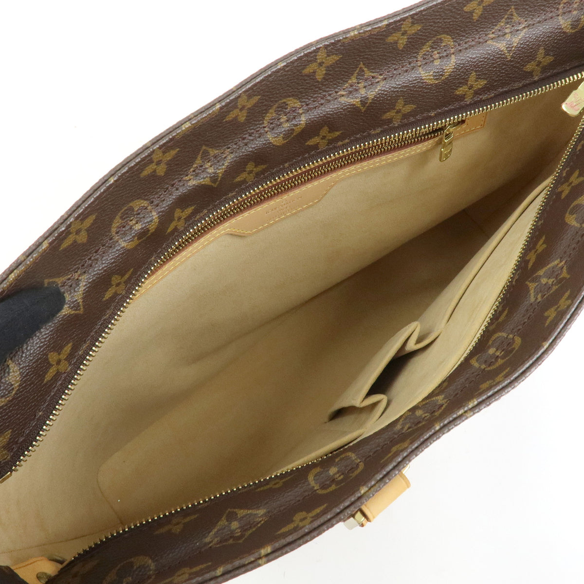 Louis Vuitton Monogram Luco Tote Bag Shoulder Bag Brown M51155