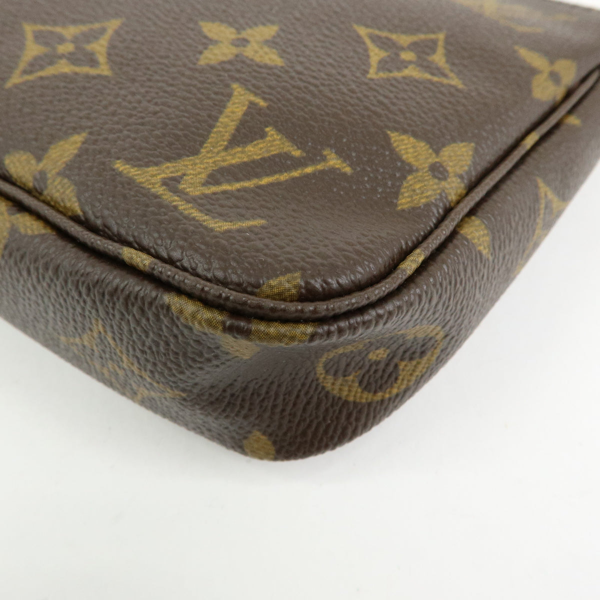 Louis Vuitton Monogram Pochette Accessoires Pouch Hand Bag Brown M51980