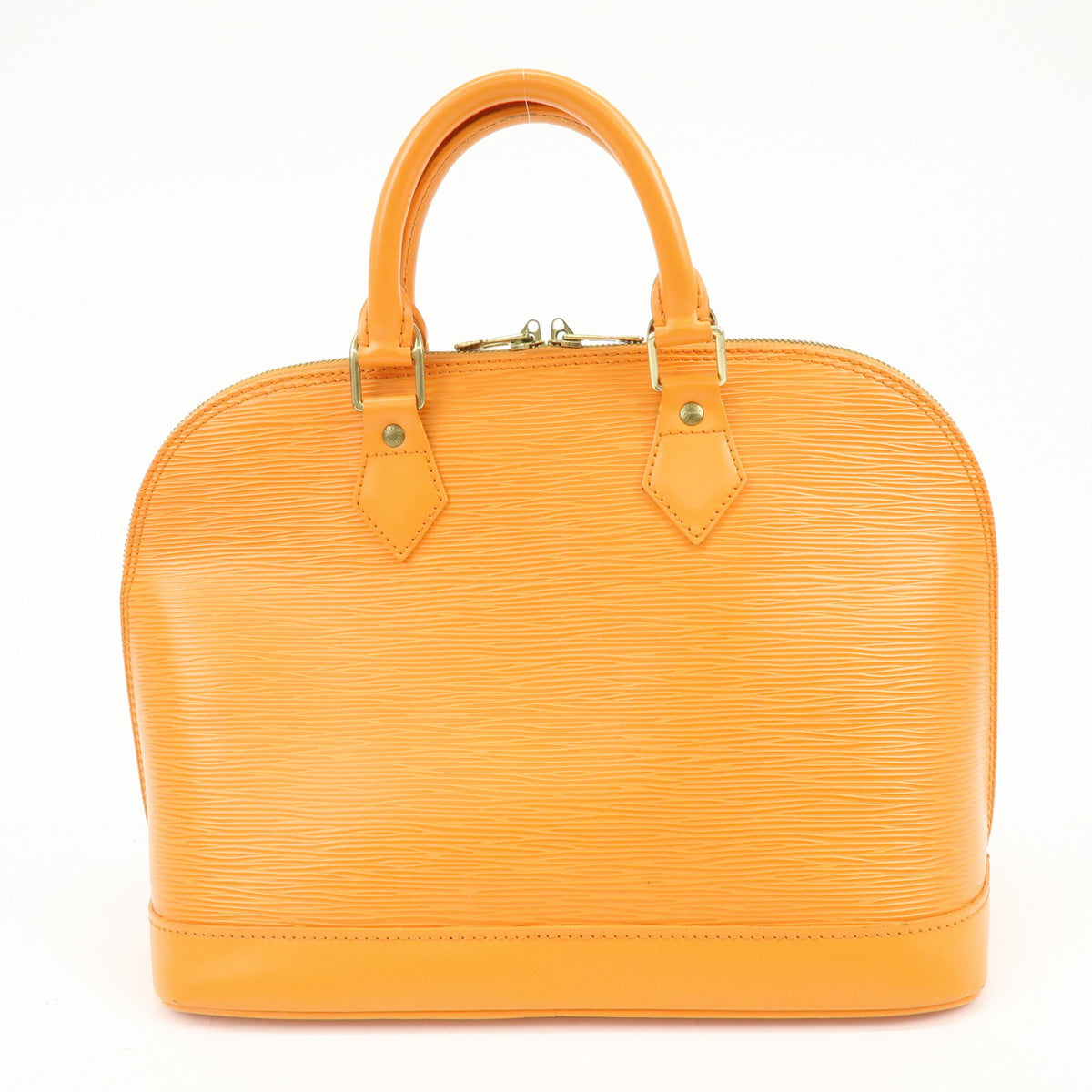 Louis Vuitton Epi Leather Alma PM Hand Bag Mandarin Orange M5124H