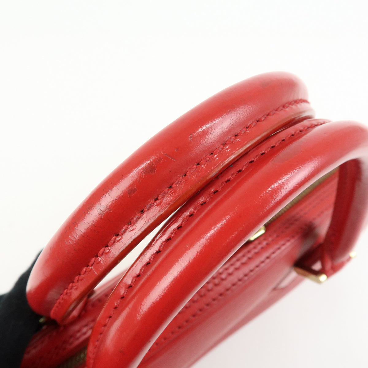 Louis Vuitton Epi Leather Jasmine Hand Bag Castilian Red M52087