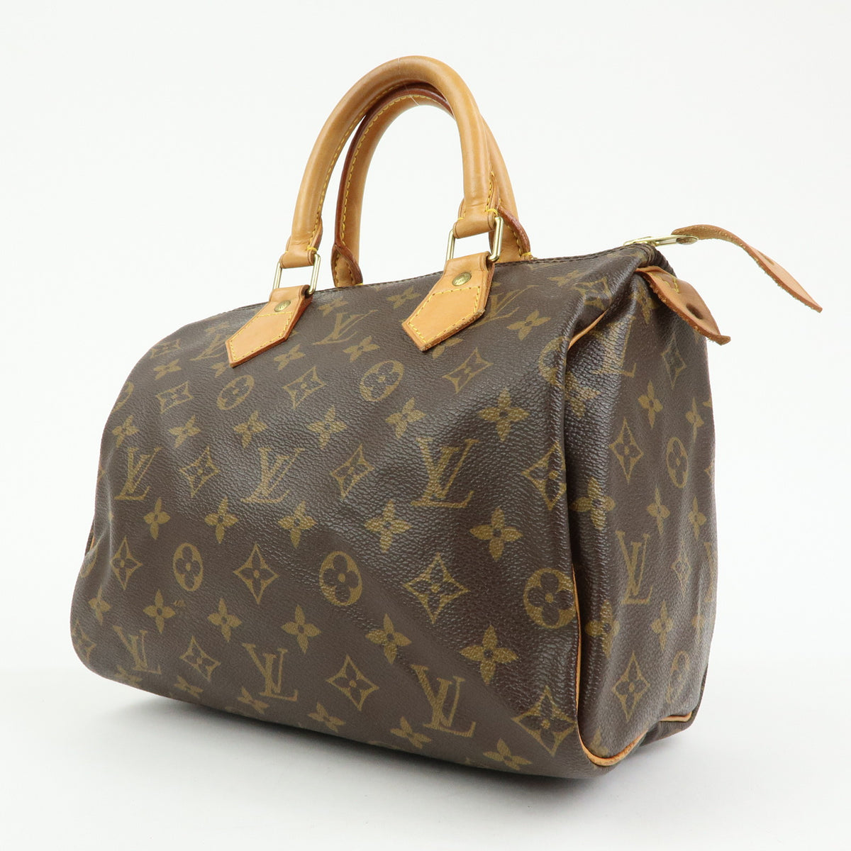 Louis Vuitton Monogram Speedy 25 Boston Bag Hand Bag Brown M41528