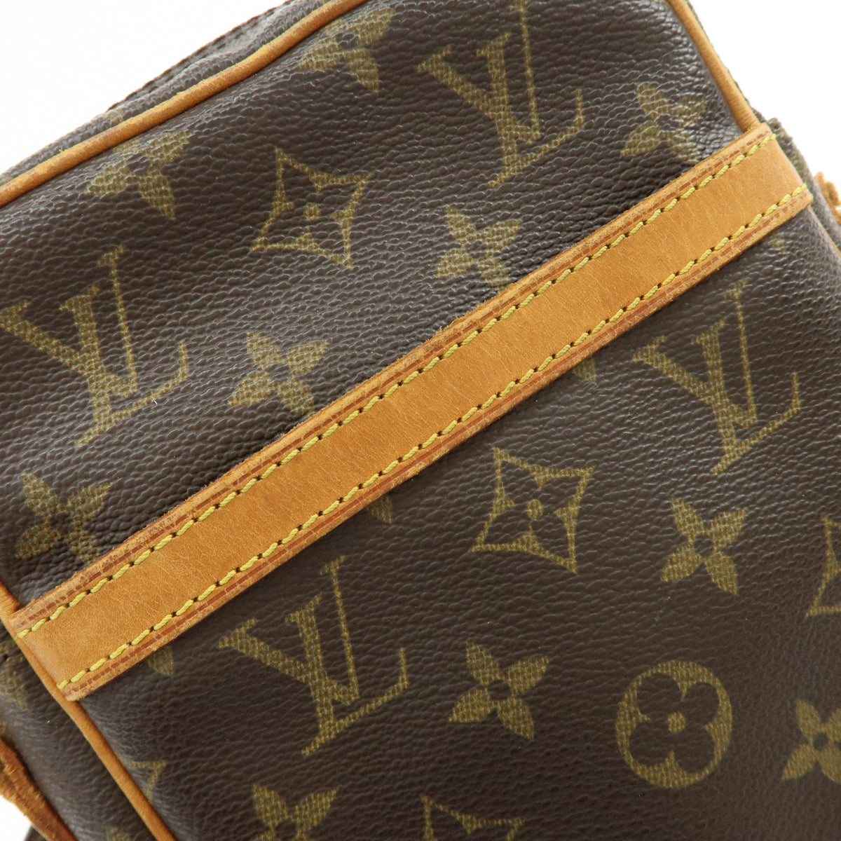 Louis Vuitton Monogram Danube Shoulder Bag Crossbody Bag Brown M45266