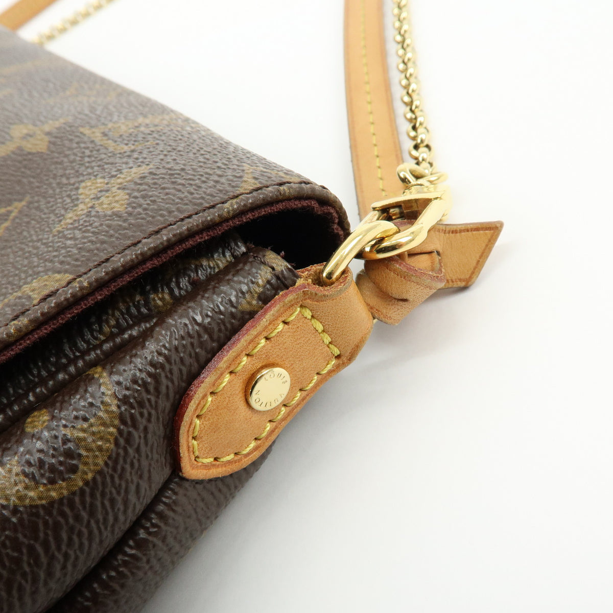Louis Vuitton Monogram Favorite MM 2Way Bag Shoulder Bag Brown M40718