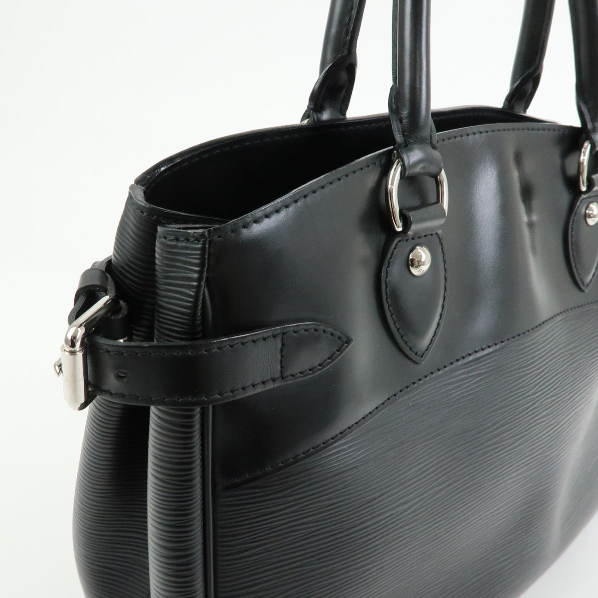 Louis Vuitton Epi Passy PM Leather Hand Bag Noir Black M59262