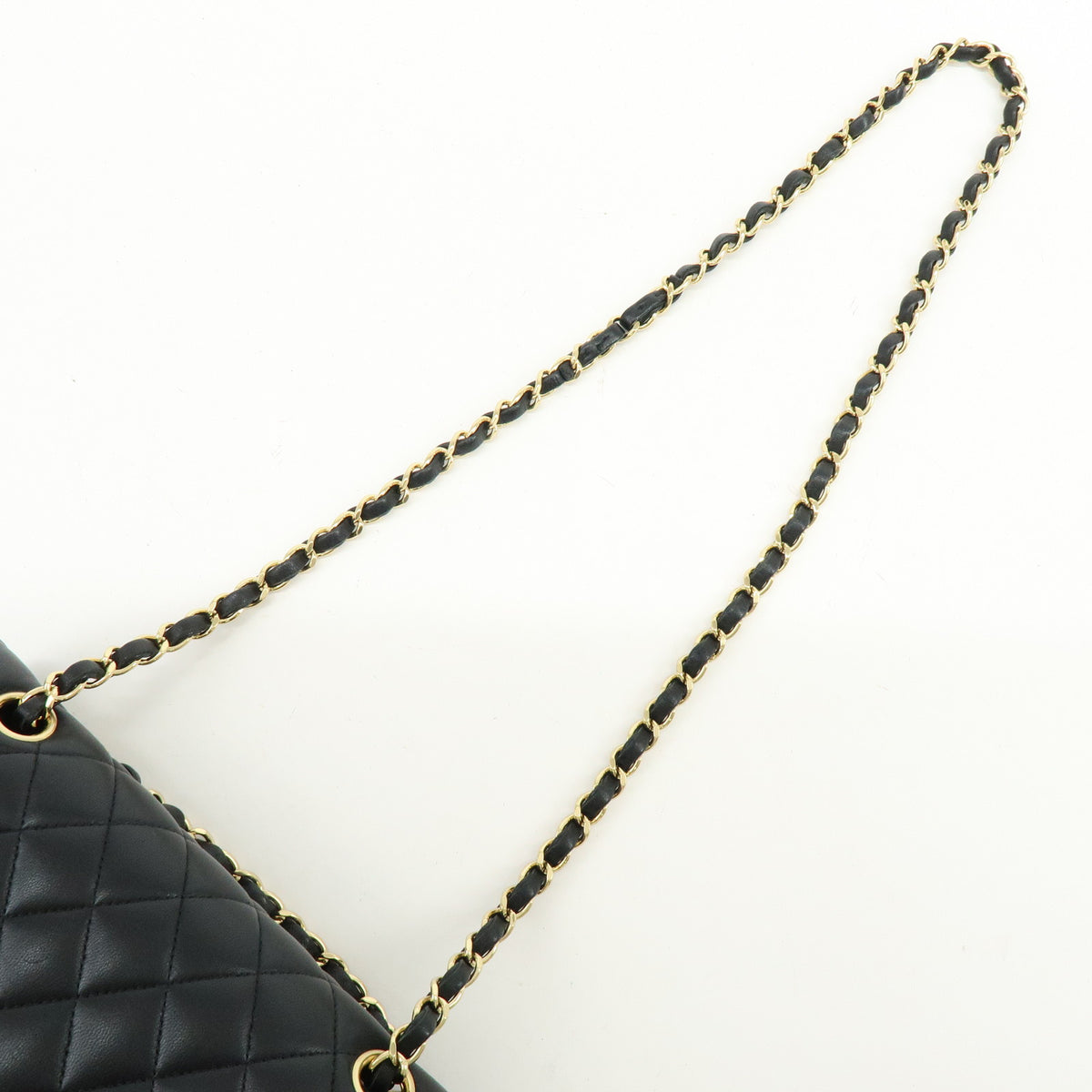 CHANEL Matelasse 23 Lambskin Double Flap Chain Shoulder Bag  A01113